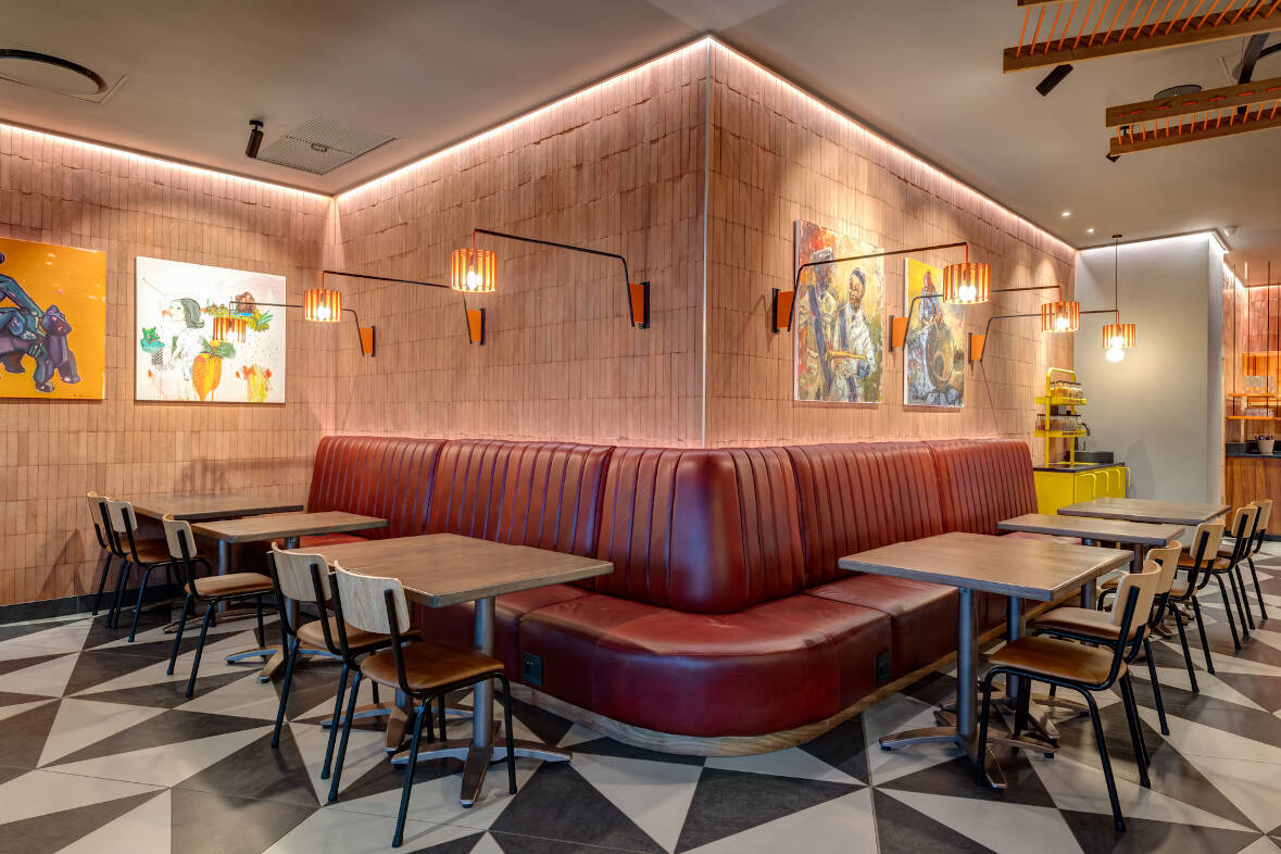 Nando's Savannah Mall - Designed by Earthworld Interiors