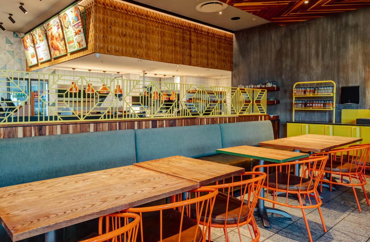 Nando's Tubaste Crossing - Designed by Earthworld Architects & Interiors